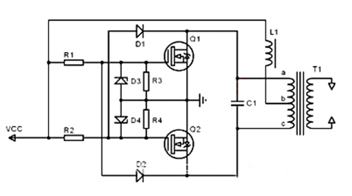 zvs電路圖，ZVS電路原理（零電壓開(kāi)關(guān)）-KIA MOS管