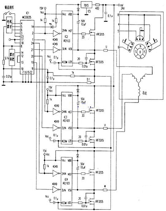 電動(dòng)車控制器電路